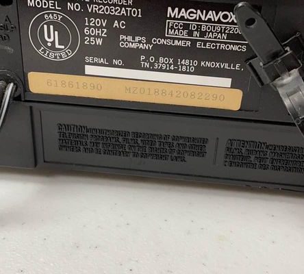 Magnavox vhs player missing remote - Image 4