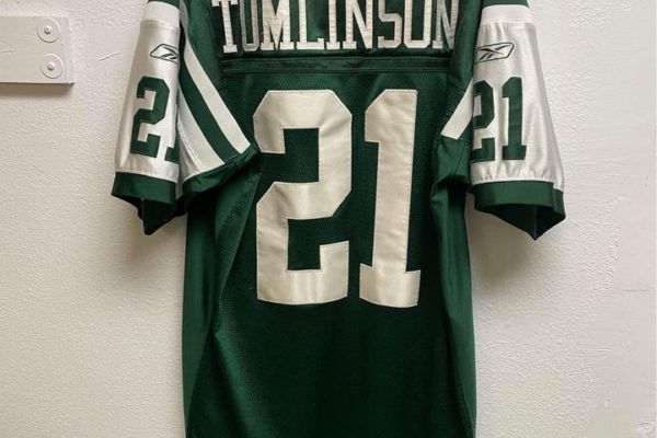 Men's New York Jets #21 - LaDainian Tomlinson Green NFL Elite Jersey - Image 5